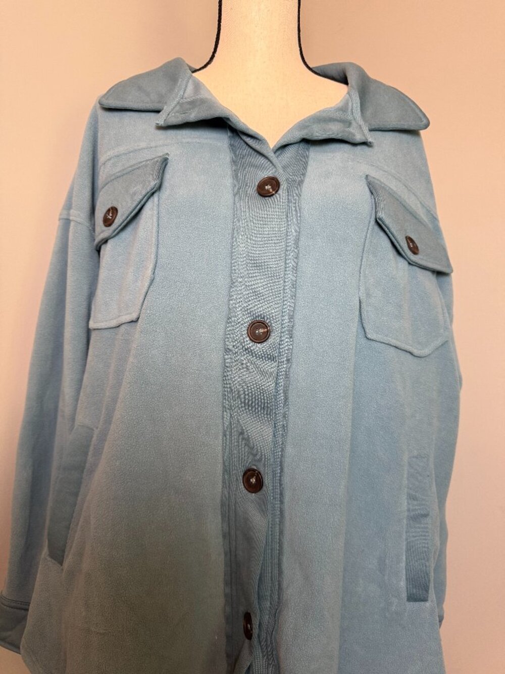 Zenana Micro Fleece Shacket